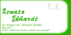 renato ekhardt business card